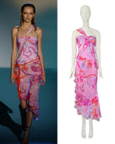 Ungaro floral cutout runway dress, SS 2004