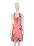 Roberto Cavalli orchid print dress, SS 2005