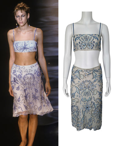 Emporio Armani embellished ensemble, SS 2001