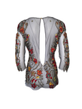 Roberto Cavalli sheer embellished top, SS 2003