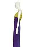 Versace colour block runway gown, FW 1997