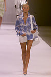 Celine blue runway tie dye shirt, SS 2000