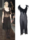 Alberta Ferreti sheer runway dress, FW 2002