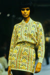 Alaia abtract floral bodycon dress, FW 1990