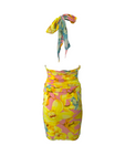 Versace floral skirt set, SS 2004