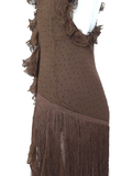 Dior by Galliano fringed dress, FW 2000