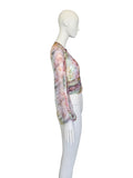 Valentino floral blouse, 2000s