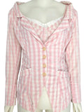 Chantal Thomass pink gingham ensemble, SS 1988