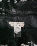 Celine zebra sequin runway dress, FW 2003