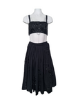 Prada embellished skirt set, SS 2001