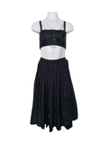 Prada embellished skirt set, SS 2001