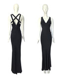 YSL by Tom Ford silk ribbon gown, FW 2003
