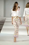 Escada pink embellished runway pants, SS 2001