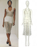 Prada sheer embroidered halter dress, SS 1995