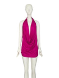 Valentino cowl neck top, 2000s