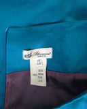 Blumarine blue runway suit, FW 2000