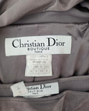 Christian Dior two piece gown with rose motif