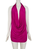 Valentino cowl neck top, 2000s