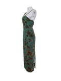 Emporio Armani teal runway gown, FW 1998