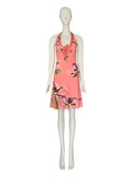 Roberto Cavalli orchid print dress, SS 2005