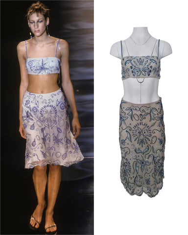 Emporio Armani embellished ensemble, SS 2001