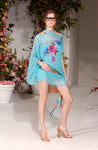 Dolce Gabbana blue runway dress, SS 2002
