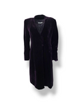 Emporio Armani velvet coat, FW 2000