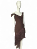 Dior by Galliano fringed dress, FW 2000