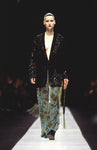 Emporio Armani teal runway gown, FW 1998