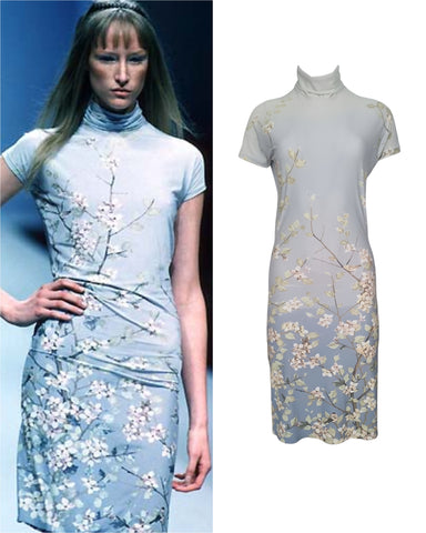 Roberto Cavalli cherry blossom dress, SS 1998