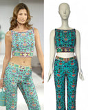 Escada embellished runway ensemble, SS 2001