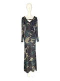 Dior camouflage maxi dress, SS 2001