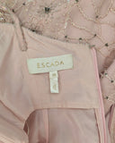 Escada pink beaded dress