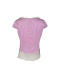 Valentino pink silk top, 2000s