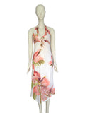 Roberto Cavalli orchid print dress, SS 2005