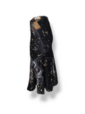 Roberto Cavalli zodiac silk skirt, FW 2003