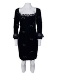 Christian Dior coquette bow dress, late 1970s