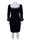 Christian Dior coquette bow dress, late 1970s