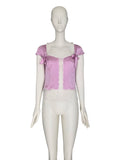 Valentino pink silk top, 2000s