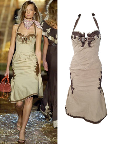 DSQUARED2 cowgirl dress, SS 2006