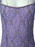 Escada embellished lilac gown, SS 2001