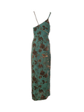 Emporio Armani teal runway gown, FW 1998