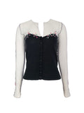 Blumarine tulle cardigan, 1999
