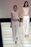 Emporio Armani beaded runway top, SS 2000