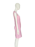 Herve Leger pink bandage dress, c 2007