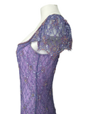 Escada embellished lilac gown, SS 2001