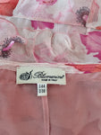 Blumarine floral ruffle dress, SS 02