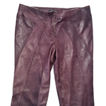 Roberto Cavalli brown leather pants
